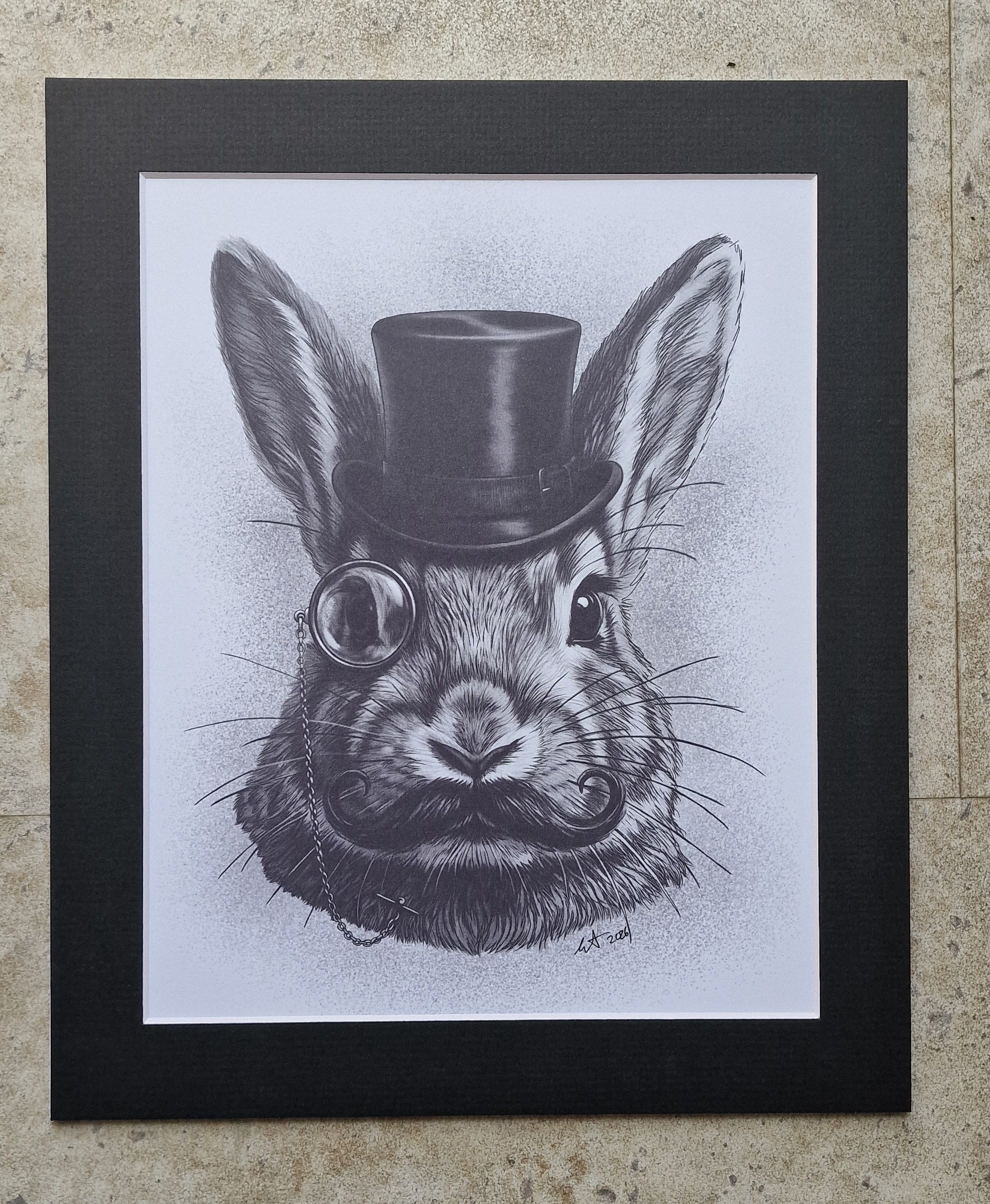Victorian animal portrait print