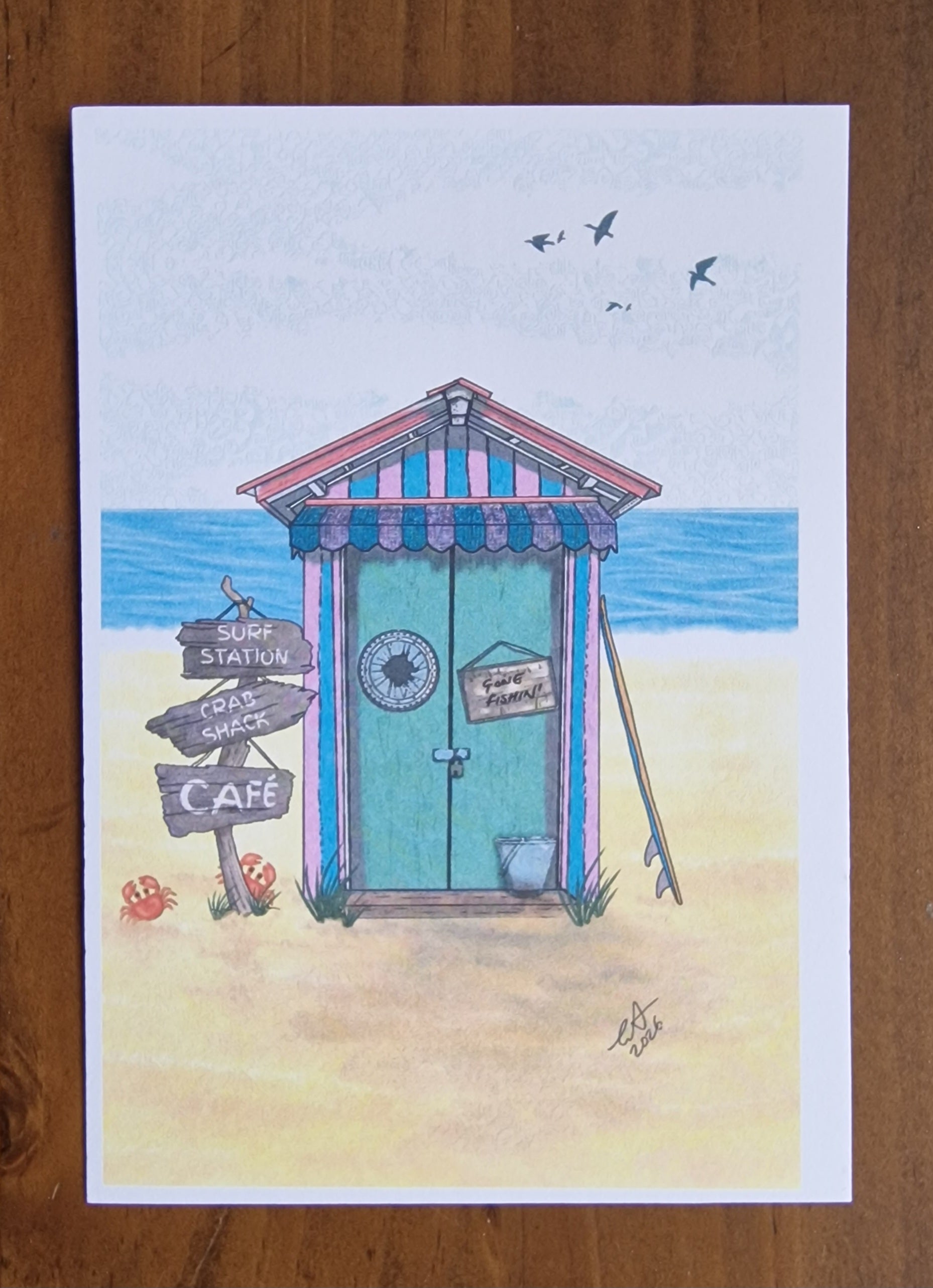 Postcard print Beachlife series