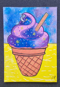 Original Art ACEO'S, Ice-cream