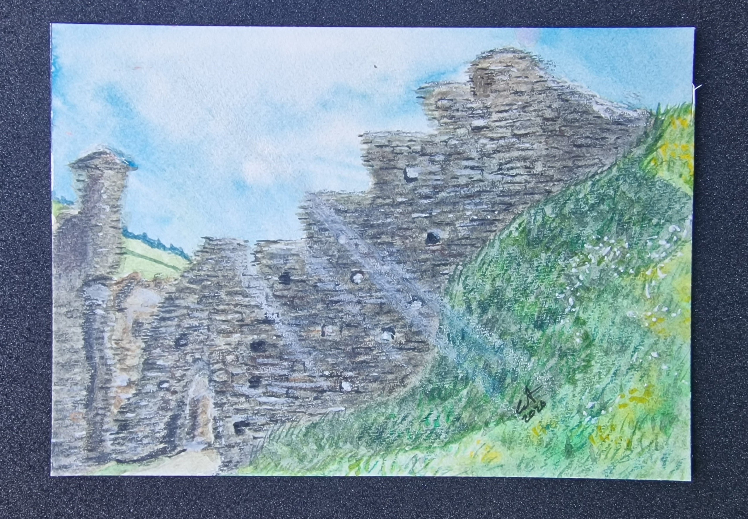 Original Art ACEO Tintagel