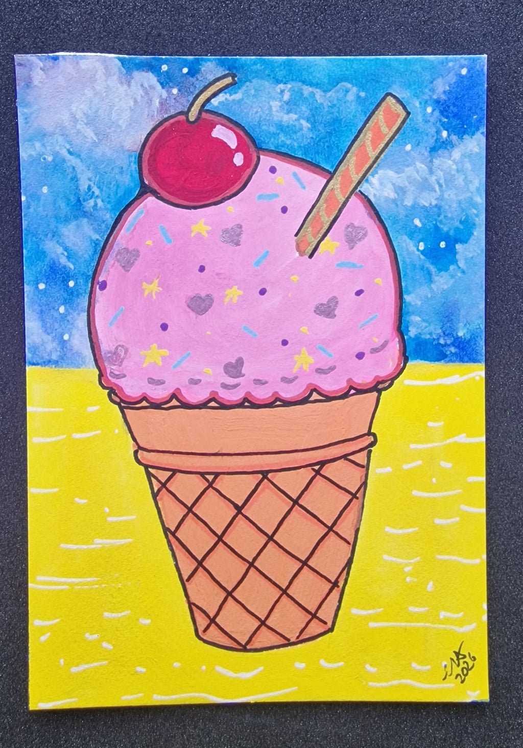 Original art ACEO'S Cactus