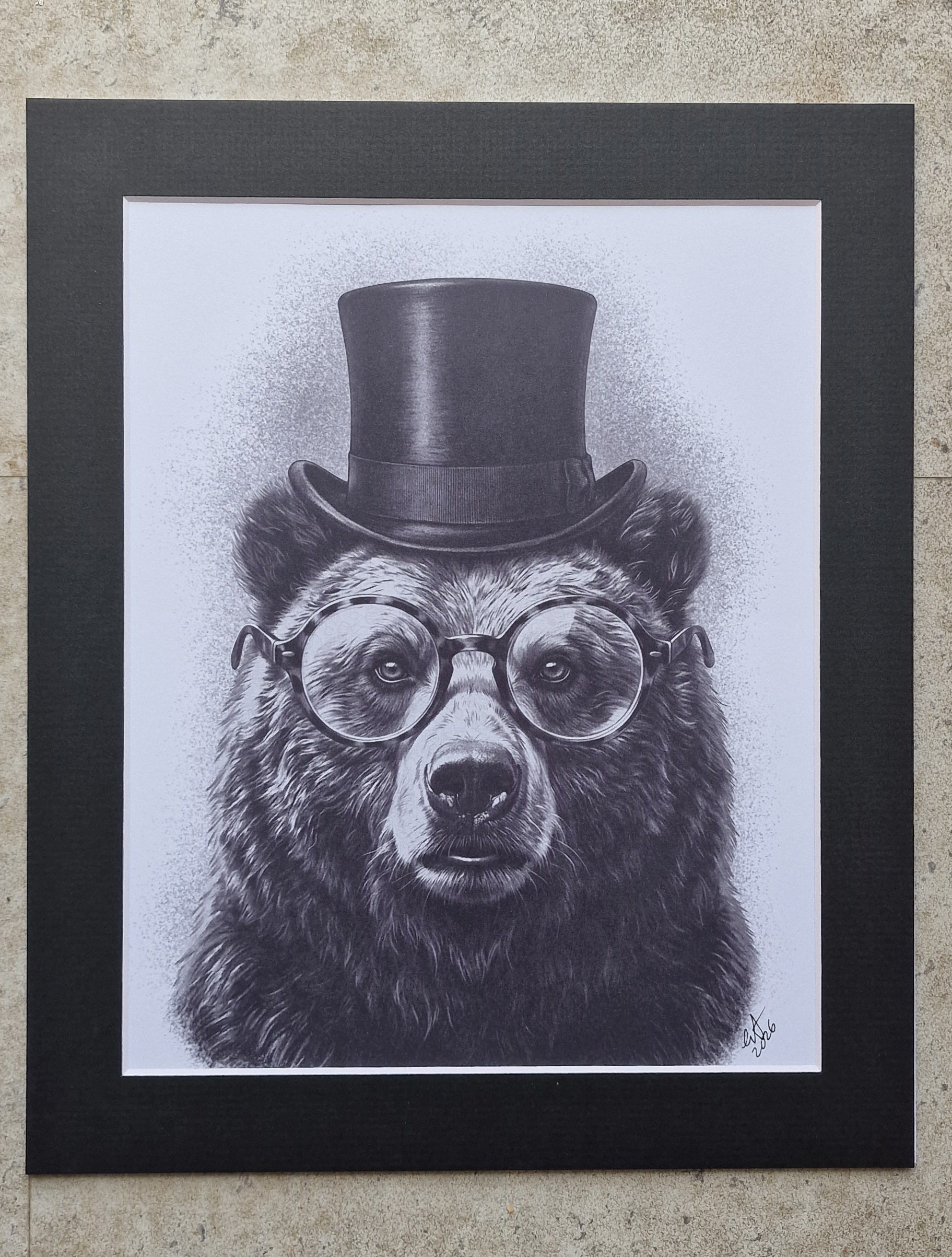 Victorian animal portrait print